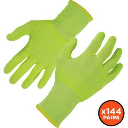 ERGODYNE ProFlex 7040-CASE Cut Resistant Food Grade Gloves, S, Lime, 144 Pair 18022